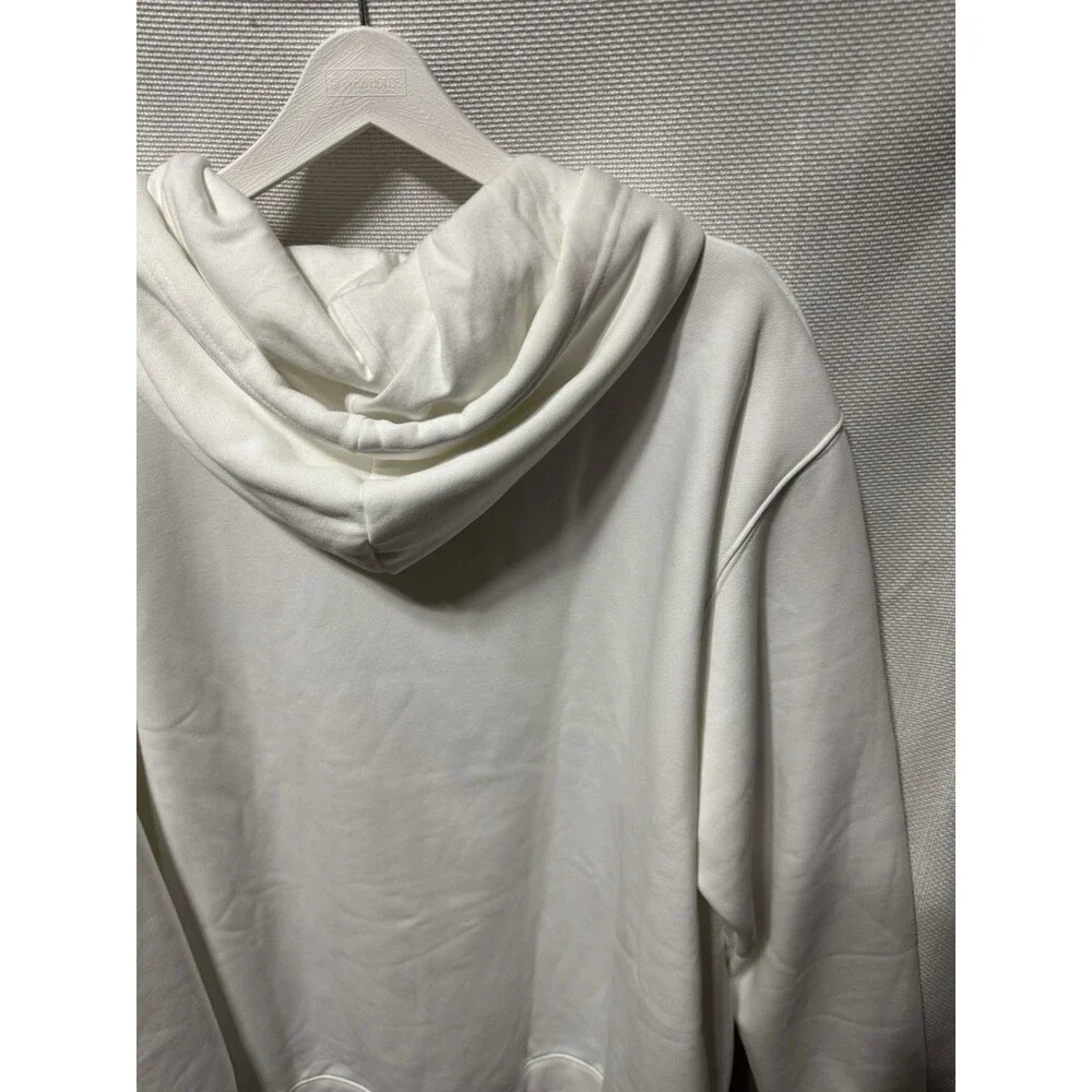 Adidas Men's Size XXL White Essential Hoody Sweatshirt Trefoil NEW